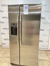 [89690] Ge Used Refrigerator Side by Side 33x69 1/2