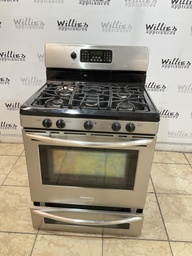 [89693] Frigidaire Used Natural Gas Stove Double Oven 30inches”