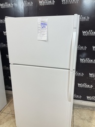 [89706] Kenmore Used Refrigerator Top and Bottom 33x65 1/2