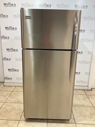[89720] Frigidaire Used Refrigerator Top and Bottom 30x65 1/2”