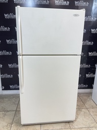 [89731] Whirlpool Used Refrigerator Top and Bottom 33x65 1/2”