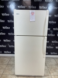 [89741] Whirlpool Used Refrigerator Top and Bottom 30x65 1/2”