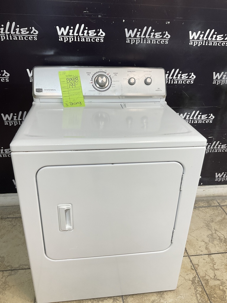 Maytag Used Electric Dryer 220volts (30 AMP) 29inches”