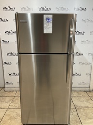 [89065] Frigidaire Used Refrigerator Top and Bottom 30x65 1/2”