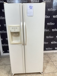 [89657] Ge Used Refrigerator Side by Side 32x66 1/2”