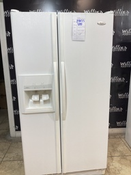 [89655] Whirlpool Used Refrigerator Side by Side 36x68 1/2”