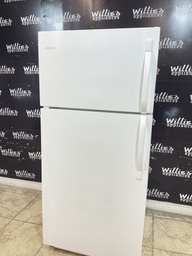 [90505] Frigidaire Used Refrigerator Top and Bottom 30x65 1/2