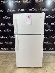 [90507] Frigidaire Used Refrigerator Top and Bottom 28x59 1/2”