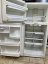 Ge Used Refrigerator Top and Bottom 30x66 1/2” (Stainless Steel) 