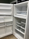 Whirlpool Used Refrigerator Top and Bottom 33x66 (White) 