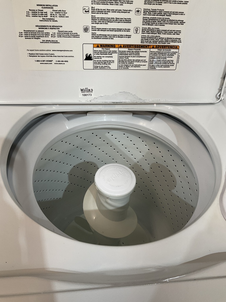 Kenmore Used Washer Top-load 27inches (White) 