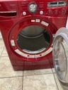 Lg Used Natural Gas Dryer 27inches (Red) 