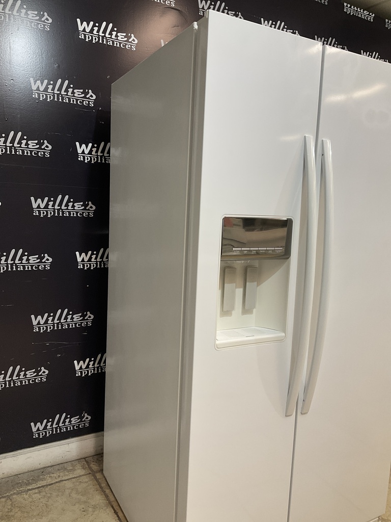 Whirlpool Used Refrigerator Side by Side 35 1/2” x 69 (White) 