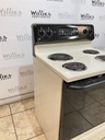 Ge Used Electric Stove 220volts (40/50 AMP) 30inches {no cord} (Bisque/Black) 