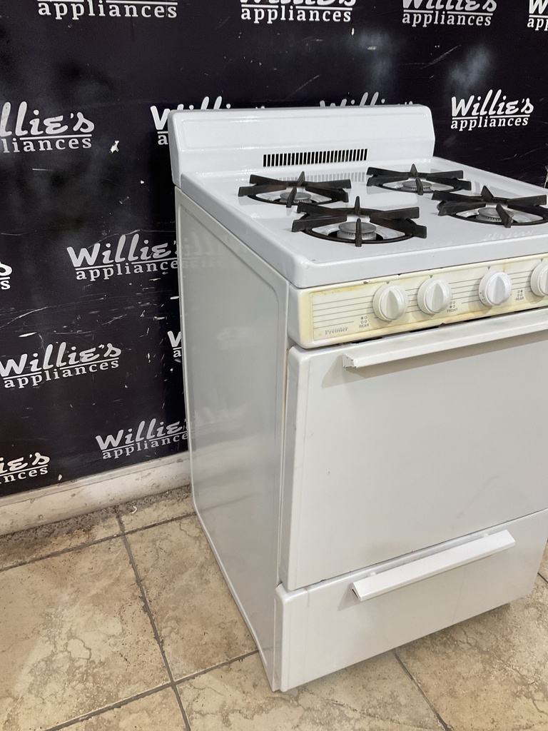 Premier Used Natural Gas Stove 24inches (White) 