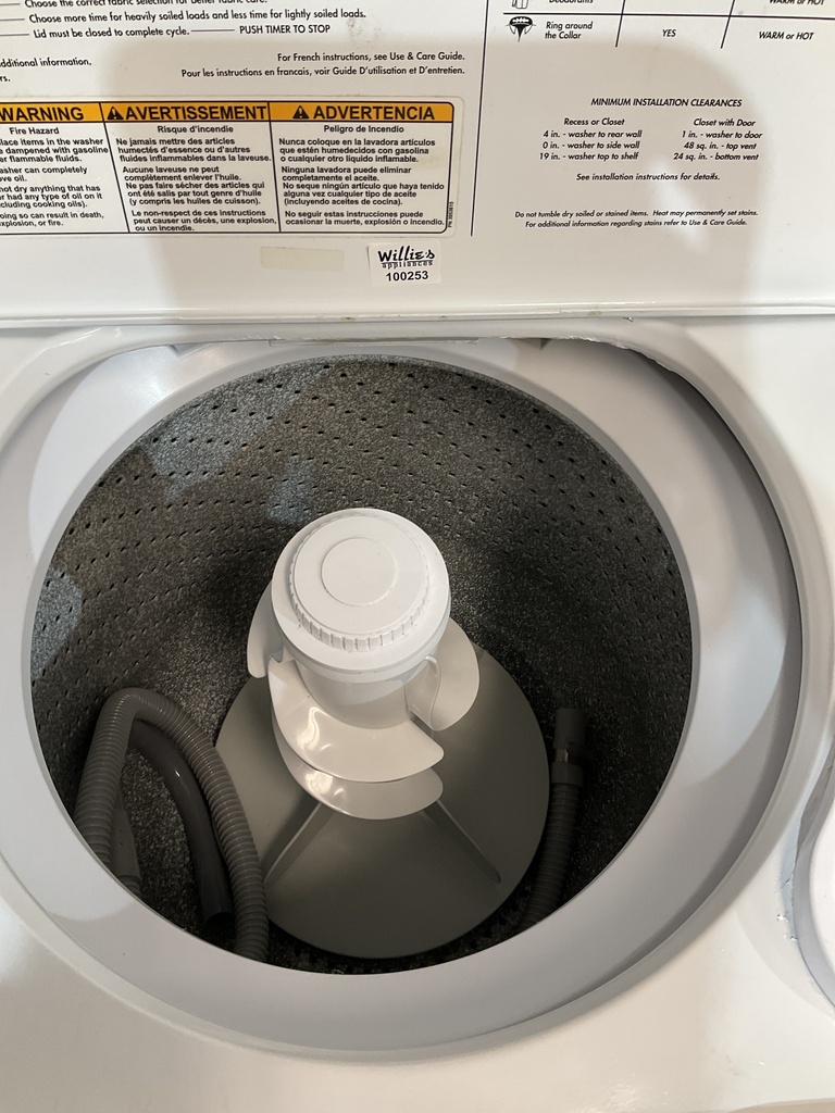 Whirlpool Used Washer Top-load 27inches (White) 