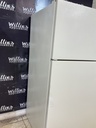 Whirlpool Used Refrigerator Top and Bottom 33x65 1/2” (Bisque)
