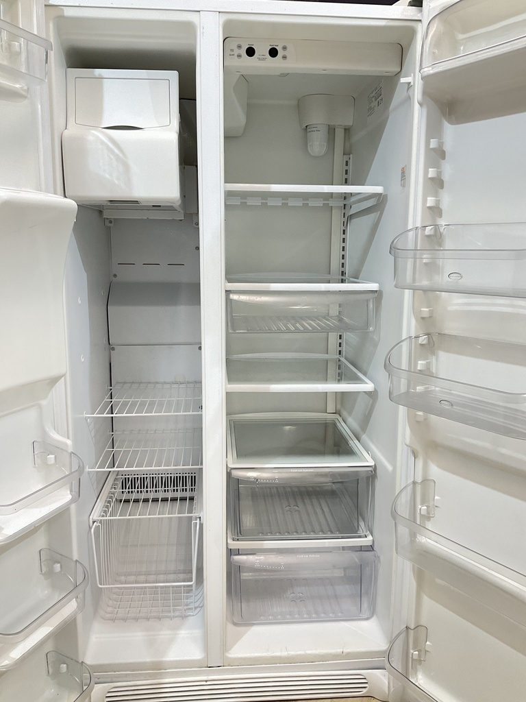 Frigidaire Used Refrigerator Side by Side 36 1/2” x 69” (White) 