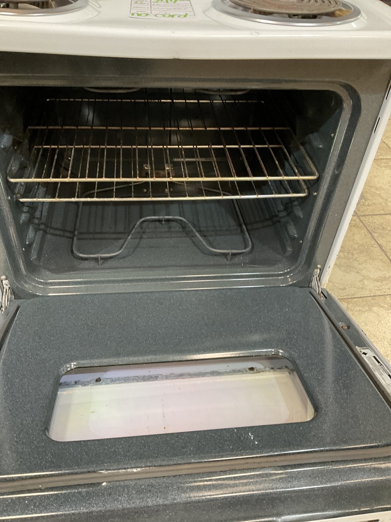 Hotpoint Used Electric Stove 220volts (40/50 AMP) 30inches {no cord} (White) 