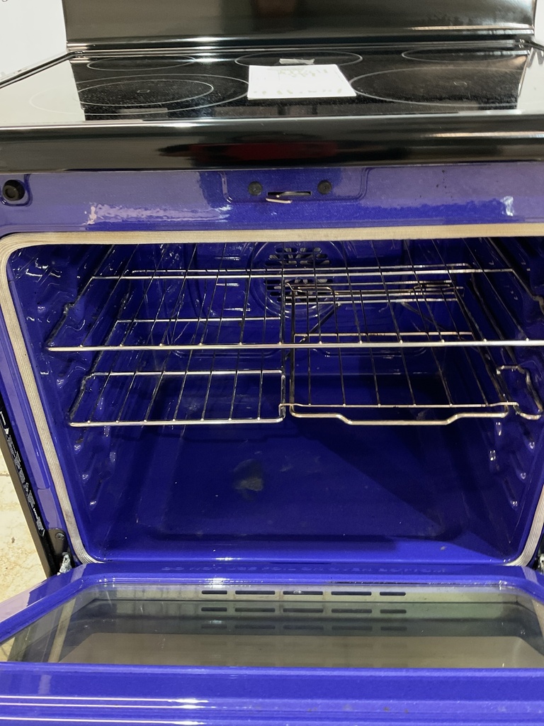 Lg Used Electric Stove 220volts (40/50 AMP) 30inches {4 prong} (Stainless Steel)