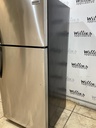 Frigidaire Used Refrigerator Top and Bottom 28x65 (Stainless Steel) 