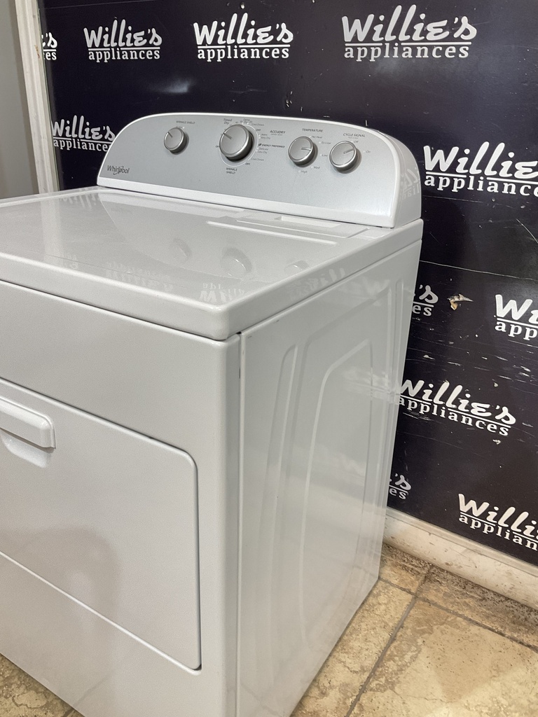 Whirlpool Used Electric Dryer 220volts (30 AMP) 29inches {4 prong} (White) 