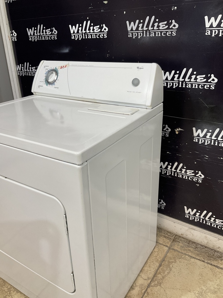 Whirlpool Used Natural Gas Dryer 29inches (White) 