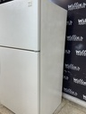 Whirlpool Used Refrigerator Top and Bottom 33x66 (Bisque) 