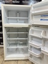 Whirlpool Used Refrigerator Top and Bottom 33x66 (Bisque) 