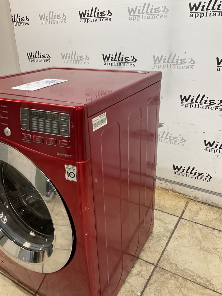 Lg Used Washer Front-load 27inches ( Red) 