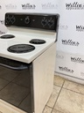 Ge Used Electric Stove 220volts (30/50 AMP) 30inches {3 prong} (Bisque/Black) 