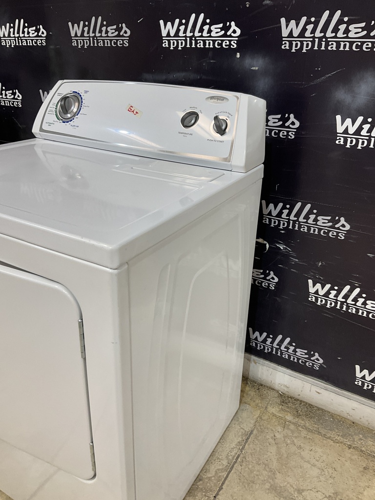 Whirlpool Used Natural Gas Dryer 29inches (White) 