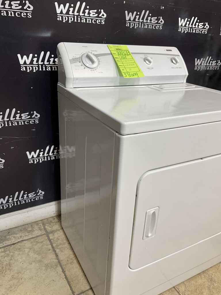 Kenmore Used Electric Dryer 220volts (30 AMP) 29inches  {3 prong} (White) 