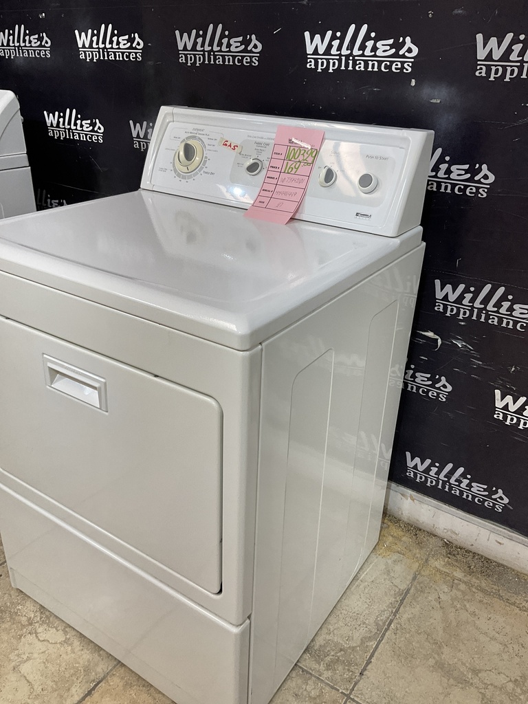 Kenmore Used Natural Gas Dryer 27inches (white) 
