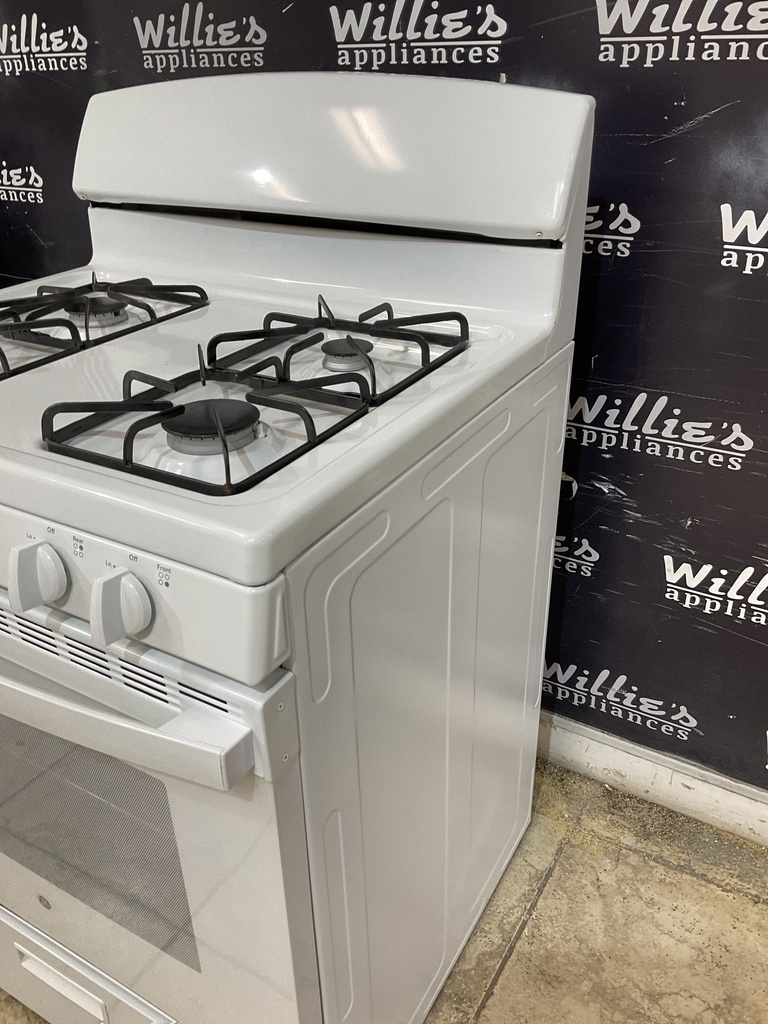 Ge Used Natural Gas Stove 30inches (White) 