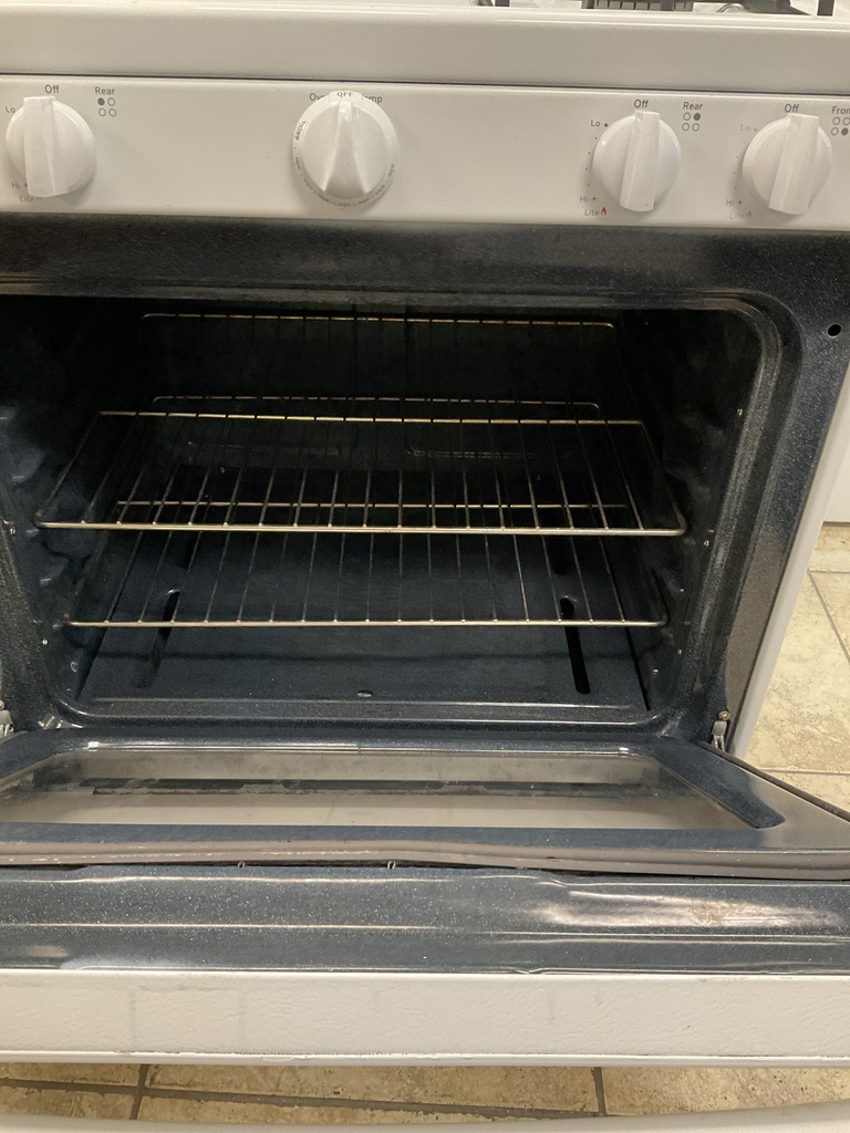 Ge Used Natural Gas Stove 30inches (White) 