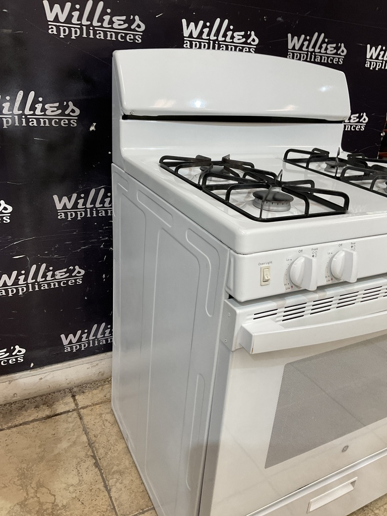 Ge Used Natural Gas Stove 30inches (White) 