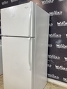 Whirlpool Used Refrigerator Top and Bottom 28x68 (White) 