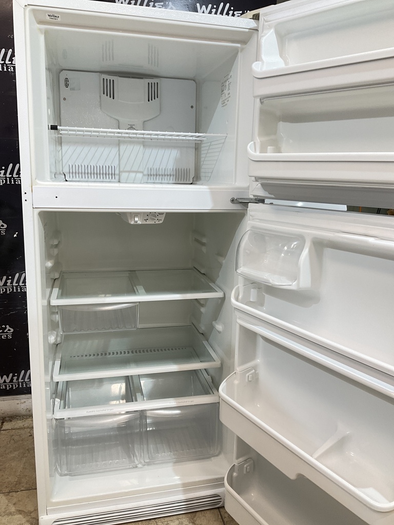 Frigidaire Used Refrigerator Top and Bottom 30x69 (White) 