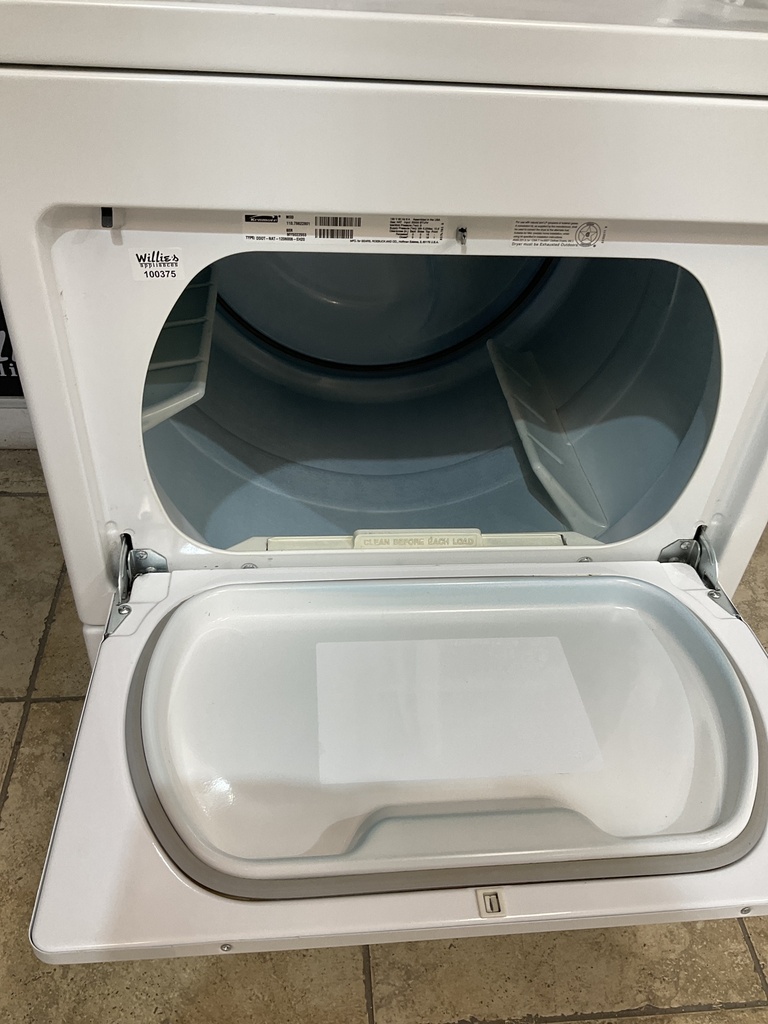 Kenmore Used Natural Gas Dryer 27inches (White) 