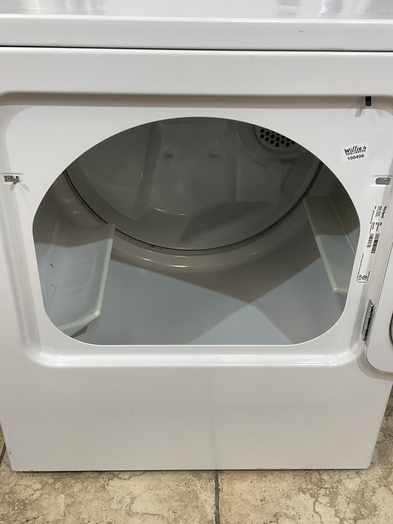 Whirlpool Used Electric Dryer 220volts (30 AMP) 29inches {3 prong} (White) 