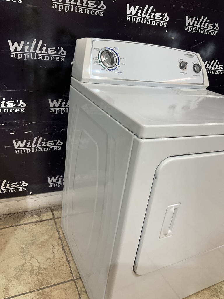 Whirlpool Used Electric Dryer 220volts (30 AMP) 29inches {3 prong} (White) 