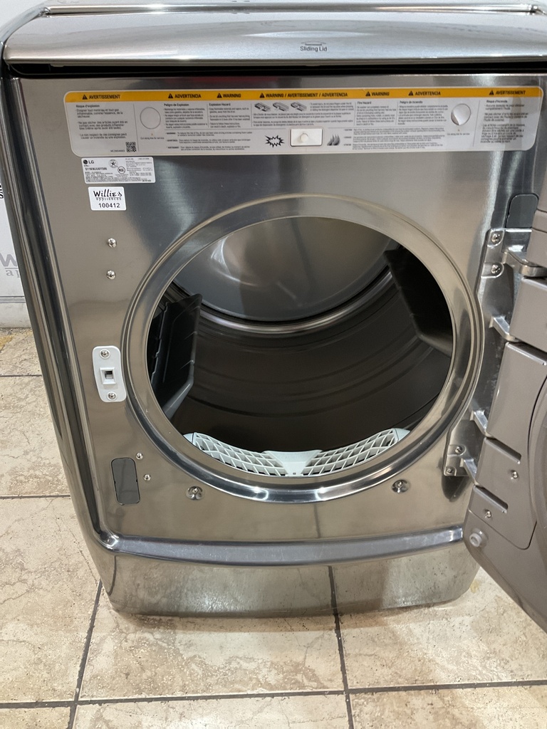 Lg Used Natural Gas Dryer 27inches (Grey) 
