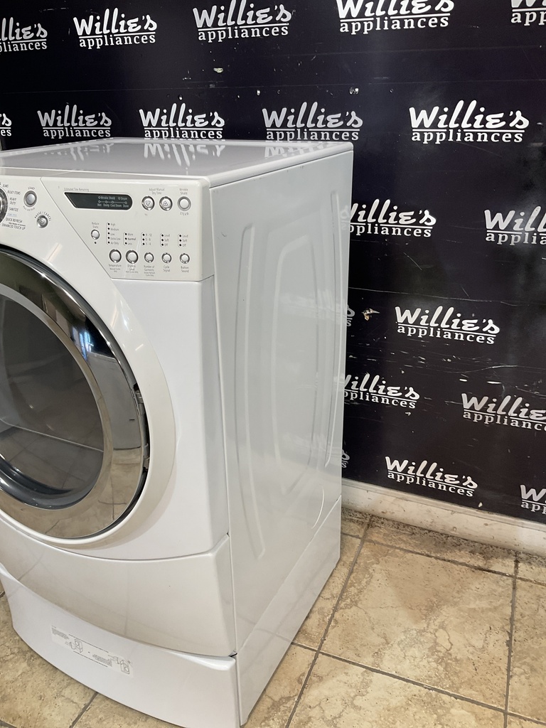 Whirlpool Used Electric Dryer 220volts (30 AMP) 27inches {3 prong} (White) 