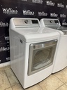 Lg Used Electric Dryer 220volts (30 AMP) 27inches {4 prong} (White)