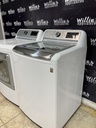 Lg Used Electric Dryer 220volts (30 AMP) 27inches {4 prong} (White)