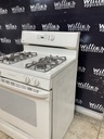 Ge Used Natural Gas Stove 30inches (Bisque) 