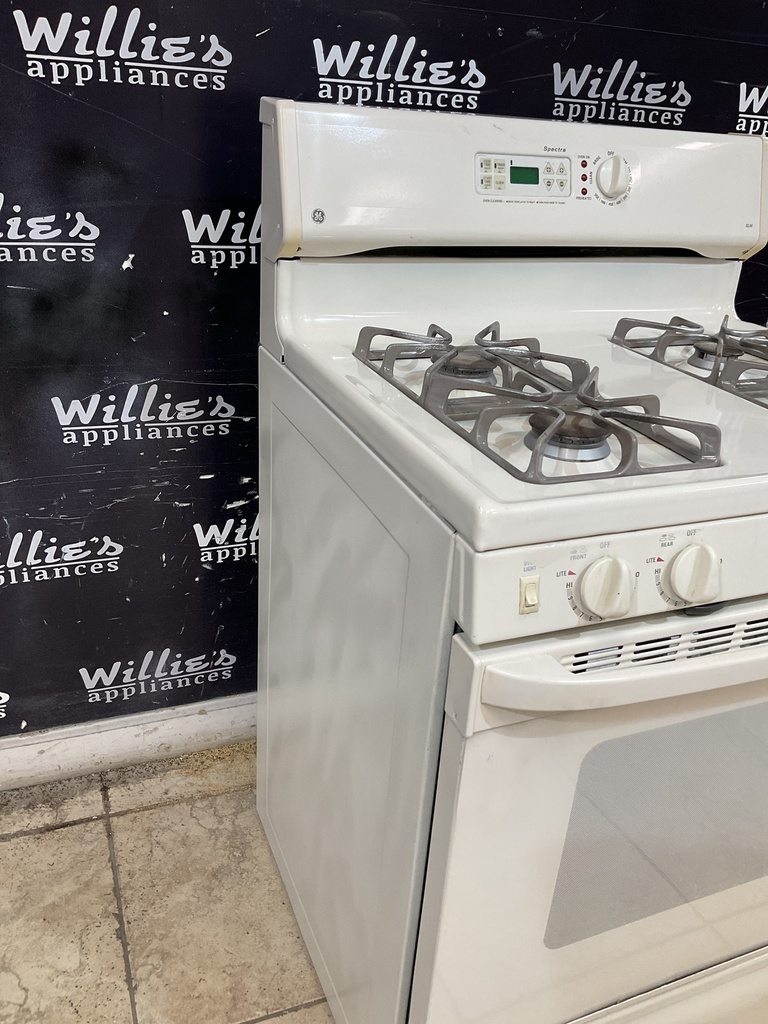 Ge Used Natural Gas Stove 30inches (Bisque) 