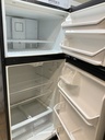 Frigidaire Used Refrigerator Used Refrigerator Top and Bottom 30x65 1/2” (Black) 