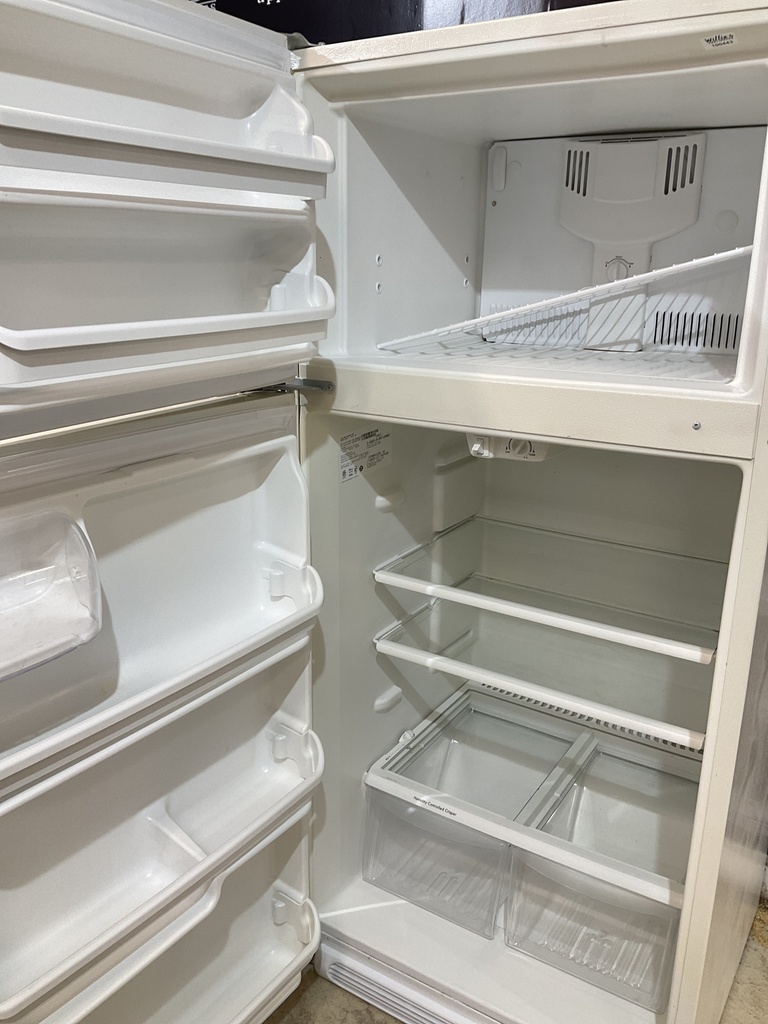 Frigidaire Used Refrigerator Top and Bottom 30x65 1/2 (Bisque) 